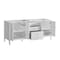 James Martin Vanities 72'' Vanity, Bright White w/ Single Hole 3 CM White Zeus Quartz Top & Backsplash 485-V72-BW-1WZ - alternate 3